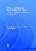 Cover: Crime, Institutional Knowledge and Power - Routledge