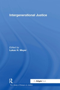 Enlarge image Cover: Intergenerational Justice - Routledge