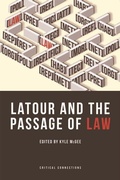 Cover: Latour and the Passage of Law - Edinburgh University Press