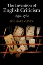 Cover: The Invention of English Criticism - Cambridge University Press