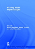 Cover: Reading Italian Psychoanalysis - Routledge