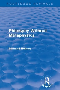 Abbildung von: Philosphy Without Metaphysics - Routledge