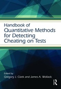Cover: Handbook of Quantitative Methods for Detecting Cheating on Tests - Routledge