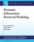 Cover: Dynamic Information Retrieval Modeling - Morgan and Claypool Life Sciences