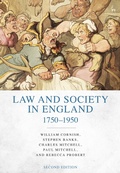 Cover: Law and Society in England 1750-1950 - Hart Publishing