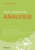 Cover: Wiley-Schnellkurs Analysis - Wiley-VCH