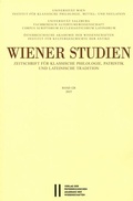 Cover: Wiener Studien - Zeitschrift f&uuml;r Klassische Philologie, Patristik und lateinische Tradition, Band 128/2015 - Verlag der &ouml;sterreichischen Akademie der Wissenschaften