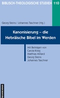 Cover: Kanonisierung - die Hebr&auml;ische Bibel im Werden - Vandenhoeck & Ruprecht