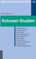 Cover: Kolosser-Studien - Vandenhoeck & Ruprecht