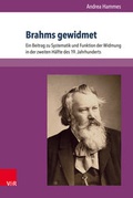 Cover: Brahms gewidmet - V&R unipress