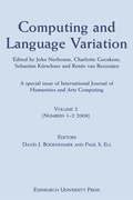 Cover: Computing and Language Variation - Edinburgh University Press