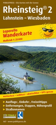 Abbildung von: Rheinsteig® 2, Lahnstein - Wiesbaden - Freytag-Berndt und ARTARIA