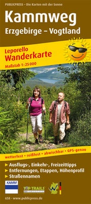 Abbildung von: Kammweg Erzgebirge - Vogtland - Freytag-Berndt und ARTARIA