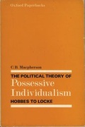 Cover: The Political Theory of Possessive Individualism - Oxford University Press, Canada