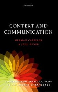 Enlarge image Cover: Context and Communication - Oxford University Press