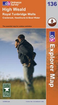 Abbildung von: High Weald, Royal Tunbridge Wells - Ordnance Survey