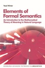 Cover: Elements of Formal Semantics - Edinburgh University Press