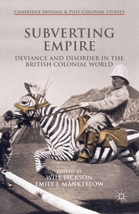 Enlarge image Cover: Subverting Empire - Palgrave Macmillan