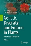 Cover: Genetic Diversity and Erosion in Plants - Springer