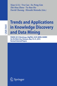 Enlarge image Cover: Trends and Applications in Knowledge Discovery and Data Mining - Springer