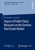 Cover: Impact of Public Policy Measures on the German Real Estate Market - Springer Gabler