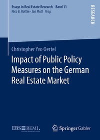 Abbildung von: Impact of Public Policy Measures on the German Real Estate Market - Springer Gabler