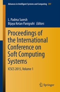 Enlarge image Cover: Proceedings of the International Conference on Soft Computing Systems - Springer