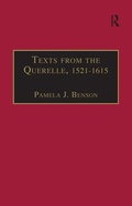 Cover: Texts from the Querelle, 1521-1615 - Routledge