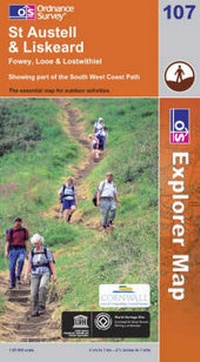 Abbildung von: St.Austell,Liskeard, Fowey, Looe and Lostwithiel - Ordnance Survey