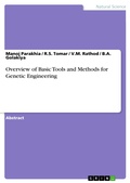 Cover: Overview of Basic Tools and Methods for Genetic Engineering - GRIN Verlag