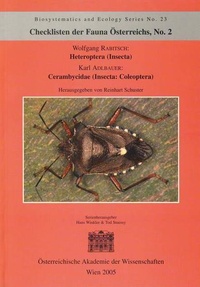 Enlarge image Cover: Checklisten der Fauna Österreichs, Nr. 2 - Heteroptera (Insecta) Cerambycidae (Insecta: Coleoptera) - Verlag der österreichischen Akademie der Wissenschaften