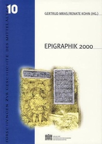 Enlarge image Cover: Epigraphik 2000 - Verlag der österreichischen Akademie der Wissenschaften