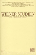 Cover: Wiener Studien - Zeitschrift f&uuml;r Klassische Philologie, Patristik und lateinische Tradition, Band 119/2006 - Verlag der &ouml;sterreichischen Akademie der Wissenschaften