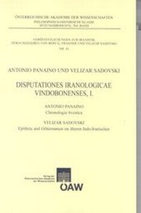 Abbildung von: Disputationes Iranologicae Vindobonensis, I. - Verlag der österreichischen Akademie der Wissenschaften
