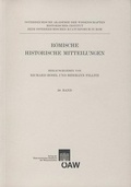 Cover: R&ouml;mische Historische Mitteilungen Band 50/2008 - Verlag der &ouml;sterreichischen Akademie der Wissenschaften