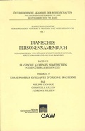 Cover: Iranische Namen in semitischen Neben&uuml;berlieferungen - Verlag der &ouml;sterreichischen Akademie der Wissenschaften
