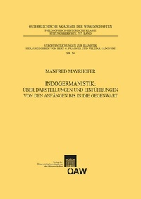 Enlarge image Cover: Indogermanistik - Verlag der österreichischen Akademie der Wissenschaften