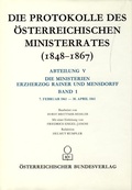 Cover: Die Protokolle des &ouml;sterreichischen Ministerrates 1848-1867 Abteilung V: Die Ministerien Erzherzog Rainer und Mensdorff Band 1 - Verlag der &ouml;sterreichischen Akademie der Wissenschaften