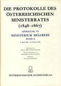 Cover: Die Protokolle des &ouml;sterreichischen Ministerrates 1848?1867. Abteilung VI: Das Ministerium Belcredi, Band 2 - Verlag der &ouml;sterreichischen Akademie der Wissenschaften