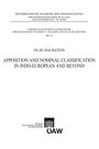 Cover: Apposition and Nominal Classification in Indo-European and Beyond - Verlag der &ouml;sterreichischen Akademie der Wissenschaften