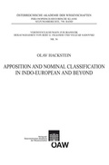 Cover: Apposition and Nominal Classification in Indo-European and Beyond - Verlag der &ouml;sterreichischen Akademie der Wissenschaften