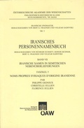 Cover: Iranische Namen in semitischen Neben&uuml;berlieferungen - Verlag der &ouml;sterreichischen Akademie der Wissenschaften