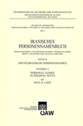 Cover: Personal Names in Sogdian Texts - Verlag der &ouml;sterreichischen Akademie der Wissenschaften