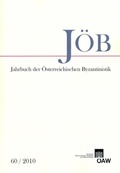Cover: Jahrbuch der &ouml;sterreichischen Byzantinistik / Jahrbuch der &Ouml;sterreichischen Byzantinistik Band 60/2010 - Verlag der &ouml;sterreichischen Akademie der Wissenschaften