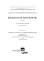 Cover: Die Register Innocenz' III., 11. Band - Verlag der österreichischen Akademie der Wissenschaften