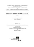 Cover: Die Register Innocenz' III., 11. Band - Verlag der &ouml;sterreichischen Akademie der Wissenschaften