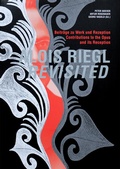 Cover: Alois Riegl Revisited - Verlag der &ouml;sterreichischen Akademie der Wissenschaften