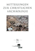 Cover: Mitteilungen zur Christlichen Arch&auml;ologie / Mitteilungen zur Christlichen Arch&auml;ologie Band 16 - Verlag der &Ouml;sterreichischen Akademie der Wissenschaften