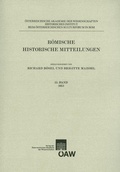 Cover: R&ouml;mische Historische Mitteilungen, Band 55 (2013) - Verlag der &ouml;sterreichischen Akademie der Wissenschaften