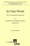 Cover: In Clear Words. The Prasannapada, Chapter One - Verlag der &ouml;sterreichischen Akademie der Wissenschaften